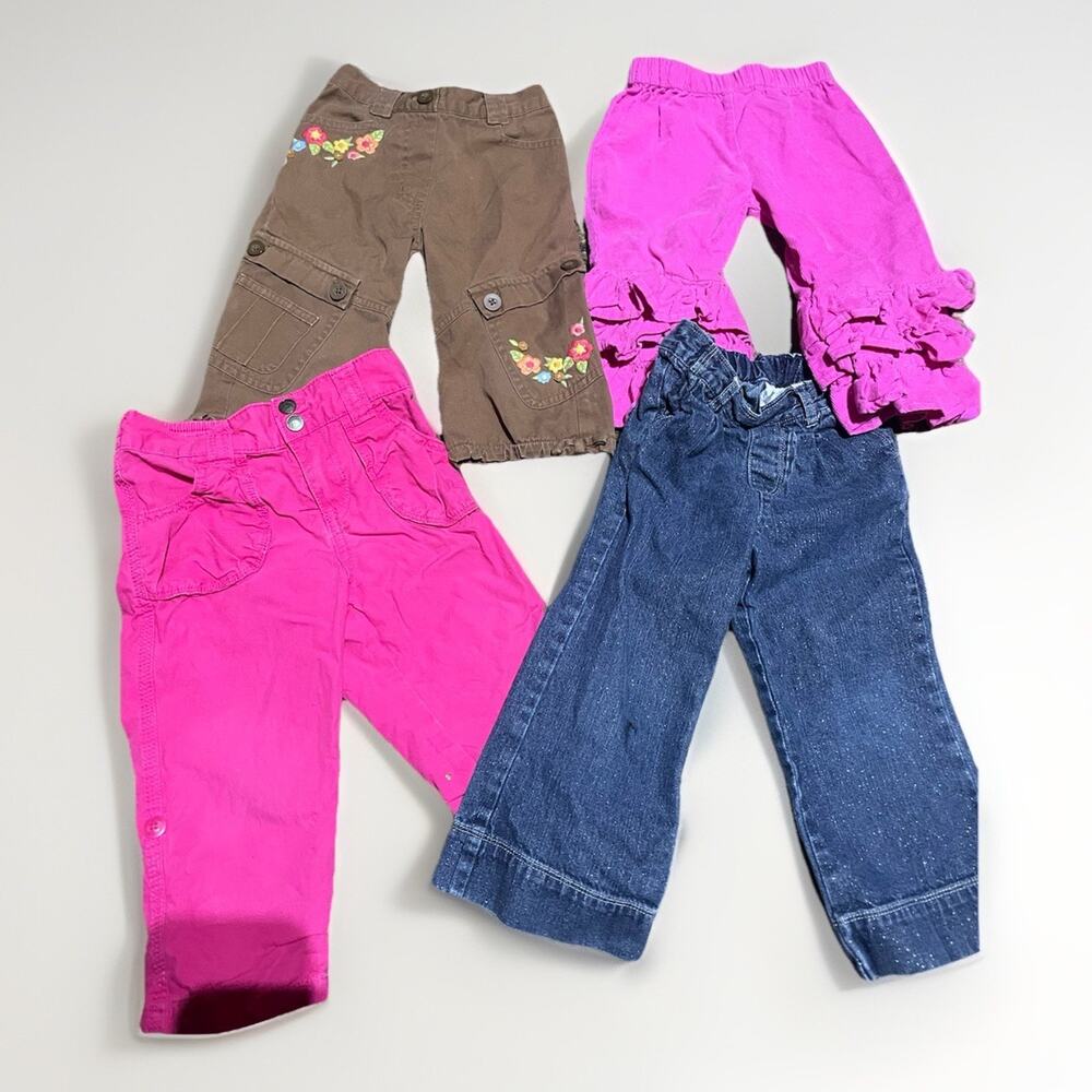 Y2K Vintage Lot Of Girls Pants‎ Gymboree Cherokee Smock & Dot Koala Kids 18-24